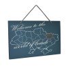 Настінна крейдова дошка для кав'ярень, барів, магазинів